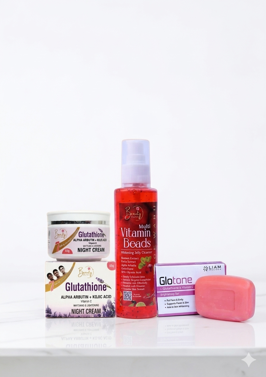 FULL BODY DEAL 1 Glutathione Night Cream Big + 1 Face Wash + 1 Soap