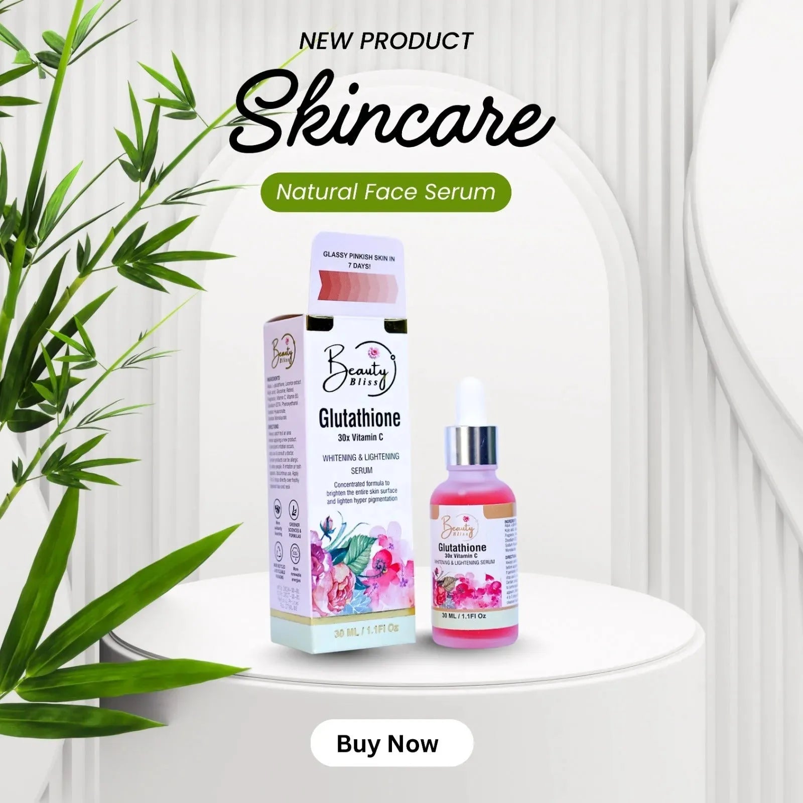 ( Wedding Deal 6 Products ) Glutathione Serum + Face Wash + Skin polisher + Urgent Facial + Night Cream + Private Glow