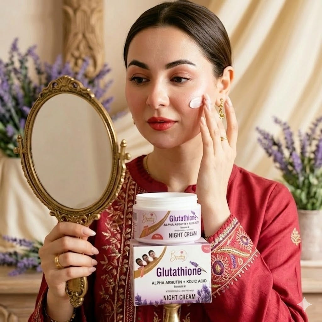 Glutathione Night Cream Best Result ( Face , Hand & Feet Cream )